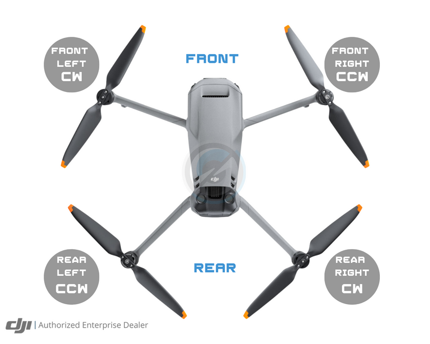 Mavic 2 8330F Quick Release Folding Propeller Base CW - Cloud City Drones